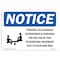 Signmission OSHA Sign, Parental Or Guardian Supervision With, 18in X 12in Aluminum, 12" W, 18" L, Landscape OS-NS-A-1218-L-17116 - alternate 1